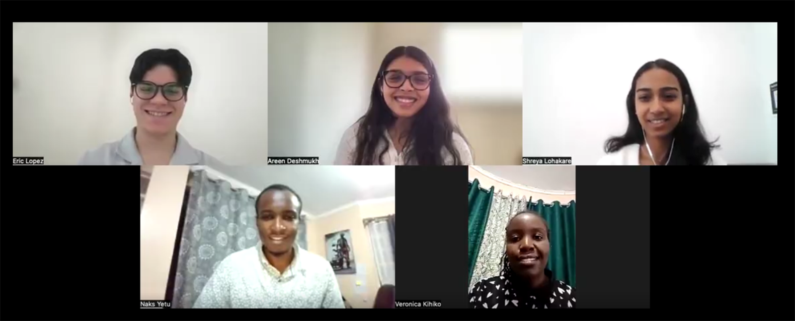 Final Zoom meeting with the Naks Yetu team
